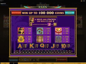 Isis-Multi-Player-paytable