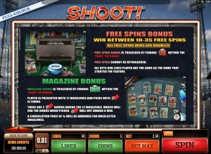 Shoot-free-spins