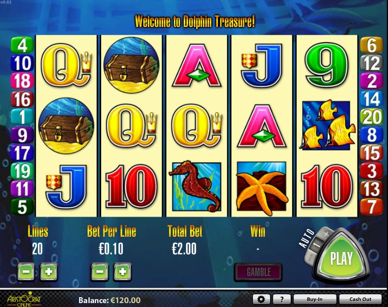 Dolphin Treasure Slot Machine