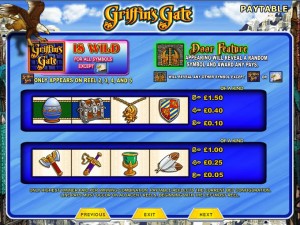 Griffin's-Gate-paytable